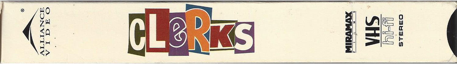 CLERKS VHS