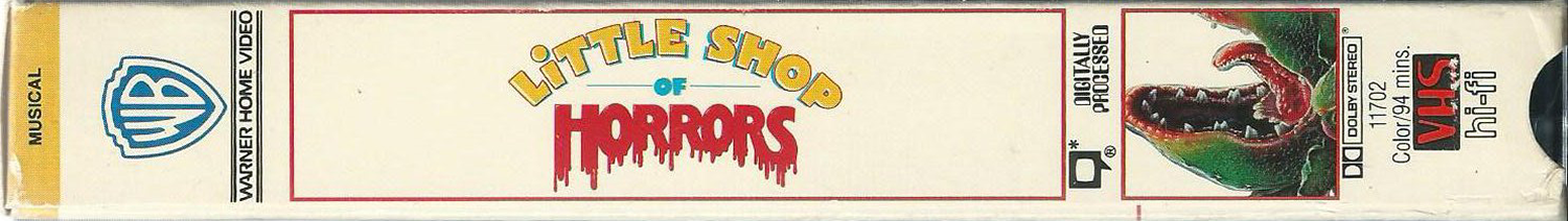 LITTLE SHOP OF HORRORS VHS